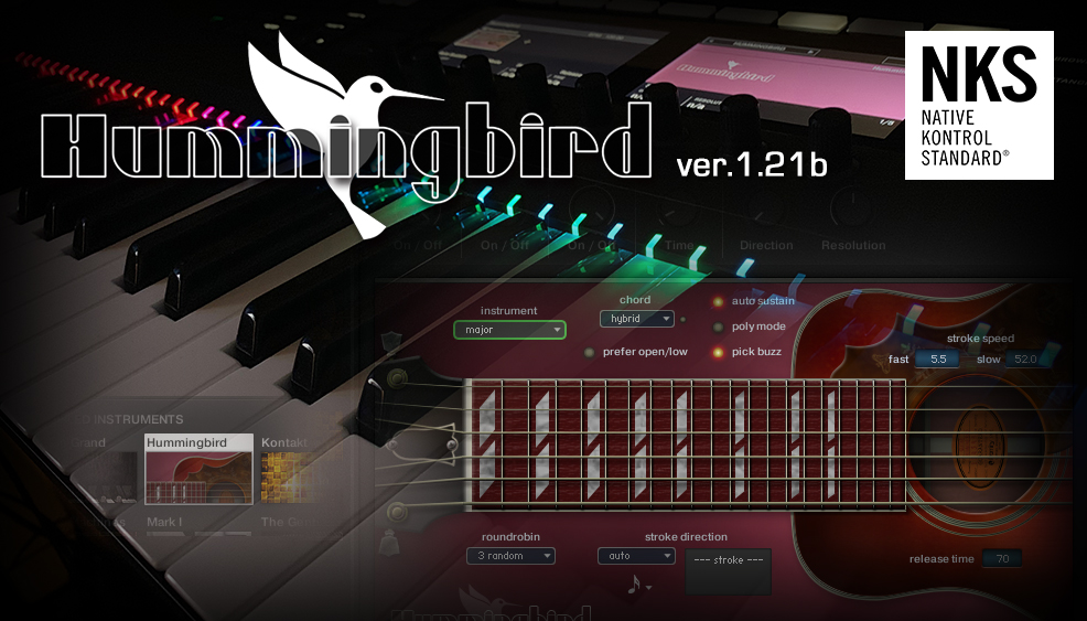 Hummingbird Acoustic Guitar update ver.1.21b released | NEWS | Prominy